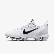 Nike Force Trout 9 Keystone Baseball Cleats (White/Pure)