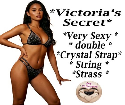 Victoria's Secret * String * Strass * Crystal Shine * Gr. XS, S, M, L, XL