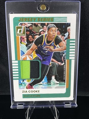 2025 Donruss WNBA Zia Cooke #41 Gold Jersey Series 2 Color Patch /25 STORM 