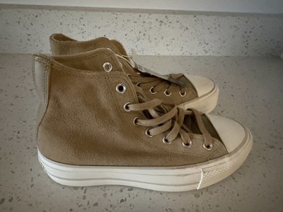 Converse Chuck Taylor Lift Platform High Top Women Leather A03250C Sz 7.5