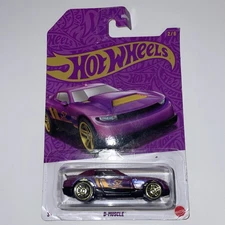 Hot Wheels 2025 HW 57th Anniversary Pearl & Chrome 2/6 Purple D-Muscle C3