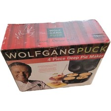 NEW Wolfgang Puck 4 Piece Deep Pie Maker Model CCPM0040 UNUSED OPEN BOX