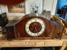 Junghans W 278,50er Anni Orologio Tavolo, Buffet, Camino Con Movimento