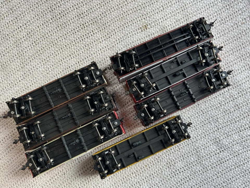 Lote de 7 vagões refrigeradores de madeira HO Roundhouse - (EXCELENTE ESTADO) - Imagem 3 de 3