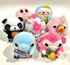 Snackles Series 2 Wave 2 Lot A Panda Unicorn Monkey Sloth Parrot Shrimp Zuru