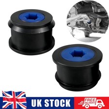 2x Front Lower Control Arm Bushes Mounts Kit Poly 80A 66mm For BMW E46 2001-2005