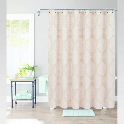 Threshold Pink Morrocan Medallion Shower Curtain - NWT