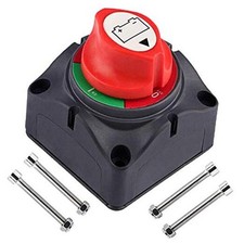 Battery Switch Disconnect Isolator, 12-48 V Battery Power Cut Master Switch,