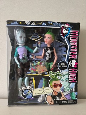 Monster High Manster, Deuce Gorgon & Gilligan'' Webber doll set 