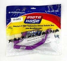 YAMAHA YZ65 years 2018 - 2026 SILICONE RADIATOR HOSE SET 23-24PU PURPLE