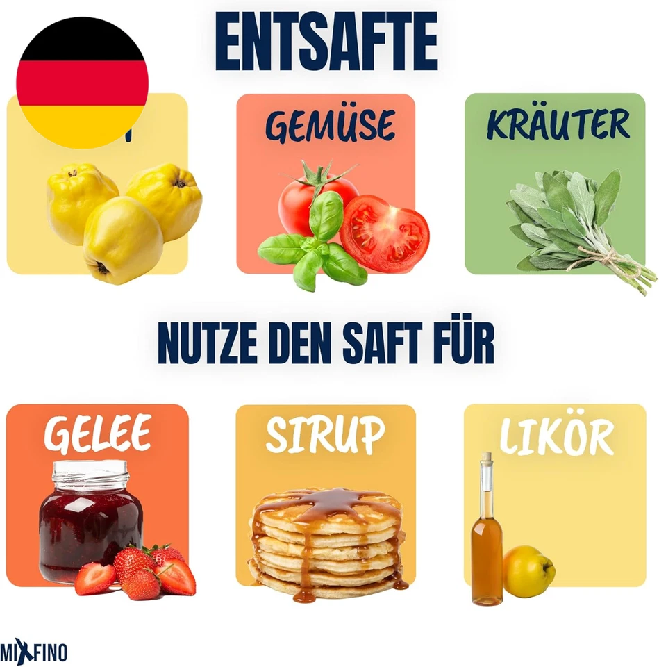 Dampfentsafter Für Thermomix TM7 | Exklusives Entsafter Zubehör Für Große Mengen - Bild 3 von 4