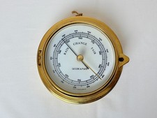 Cassens & Plath Schiffs Barometer Wetterstation Messing nautisch Vintage alt RAR