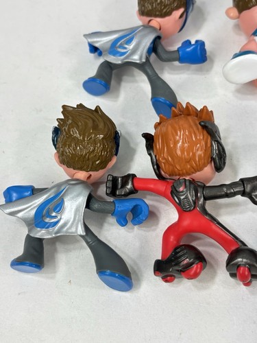 Lote de 5 figuras de acción Ninja Kidz mini juguetes de exhibición de televisión de dibujos animados de 2"-3" - Imagen 8 de 10