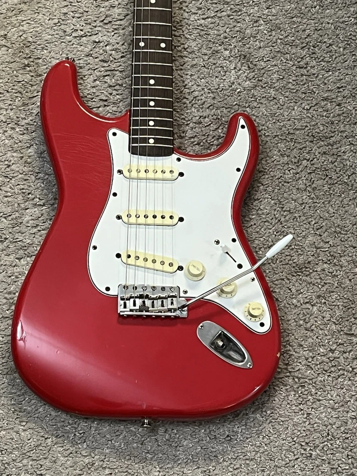 1987 Mij Fender Japan Squire Stratocaster Strat Fiesta Red - Image 2 of 4