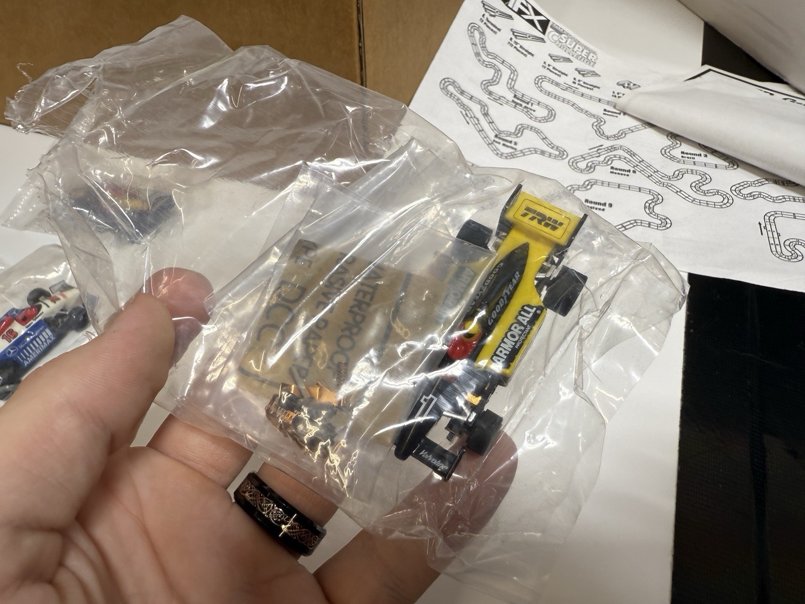 SLOT CARS TOMY TEAM AFX SUPER INTERNATIONAL RACE SET HO SCALE ROAD RACING