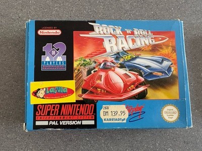 Nintendo SNES Rock 'N' Roll Racing - NUR HÜLLE!
