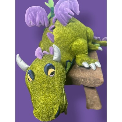 Vintage Manhattan Toy ''Bartholomew'' Retired Dragon Stuffed Fantasy Large Plush
