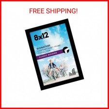Americanflat 8x12 Picture Frame with Shatter-Resistant Glass - Signature Collect
