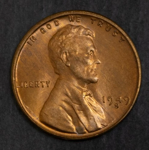 1949 S Lincoln Wheat Cent Gem BU        Lot 5019