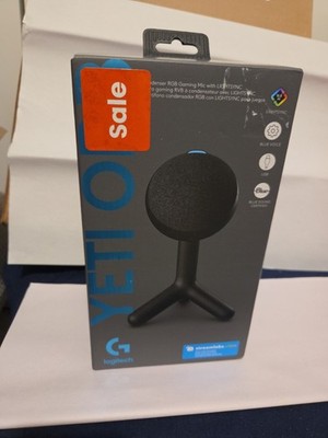 Logitech G Yeti Orb RGB Gaming Microphone with LIGHTSYNC (Black) - BRAND NEW