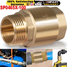 SP0465X-100 One-Way Brass Check valve 1 inch, 1" Male - Female Water Check Valve