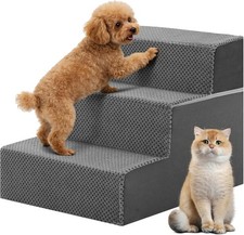 Dog Stairs Pet Steps High-Density Foam Indoor Non-Slip Pet Ramp for Puppy Cats