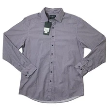 Rodd & Gunn Shirt Mens L Large Sports Fit Northwest Bay Cornflower Long Sleeve