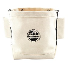 Graintex CB1136 Canvas Nut and Bolt Bag, 3 pockets