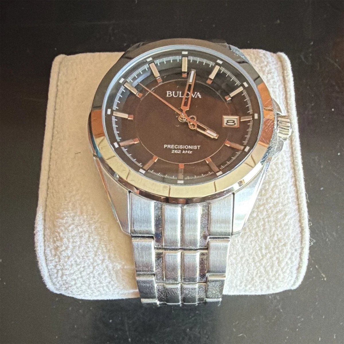 Bulova Precisionist ステンレススチール 時計 Preços baixos em Caixa de aço inoxidável masculino Bulova