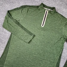 RBX X-Train Performance men's long sleeve 1/4 zip shirt olive