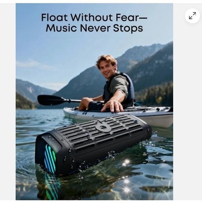 Soundcore Boom 3i by Anker,Compact Outdoor Speaker,IP68 Waterproof,Bluetooth
