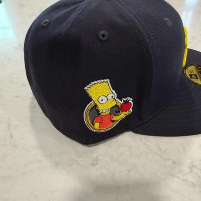 New Era X The Simpsons New York Yankees Fitted Baseball Hat 7 5/8