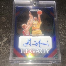 Panini Prizm Draft Picks Blue Prizm Legacy Harold Miner #LS-HMN /149 USC