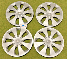 Toyota Genuine Prius C 2012-2021 15inch Wheel Hub Cap Full Cover 4 Piece Set Oem