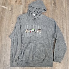 Looney Tunes XL Vintage 2000 WARNER BROS Bugs bunny Taz Daffy Marvin Hoodie gray