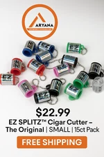 Cigar Cutter EZ SPLITZ™ – The Original | SMALL | 15ct Pack | FREE SHIPPING