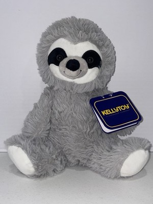 Kelly Toy A Jazwares Co Gray Sloth Plush Stuffed Animal Toy 9''. New With Tags!