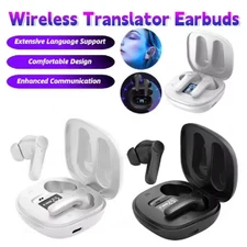 144 Languages Real Time Translator Earbuds 4 Translation Mode Waterproof new