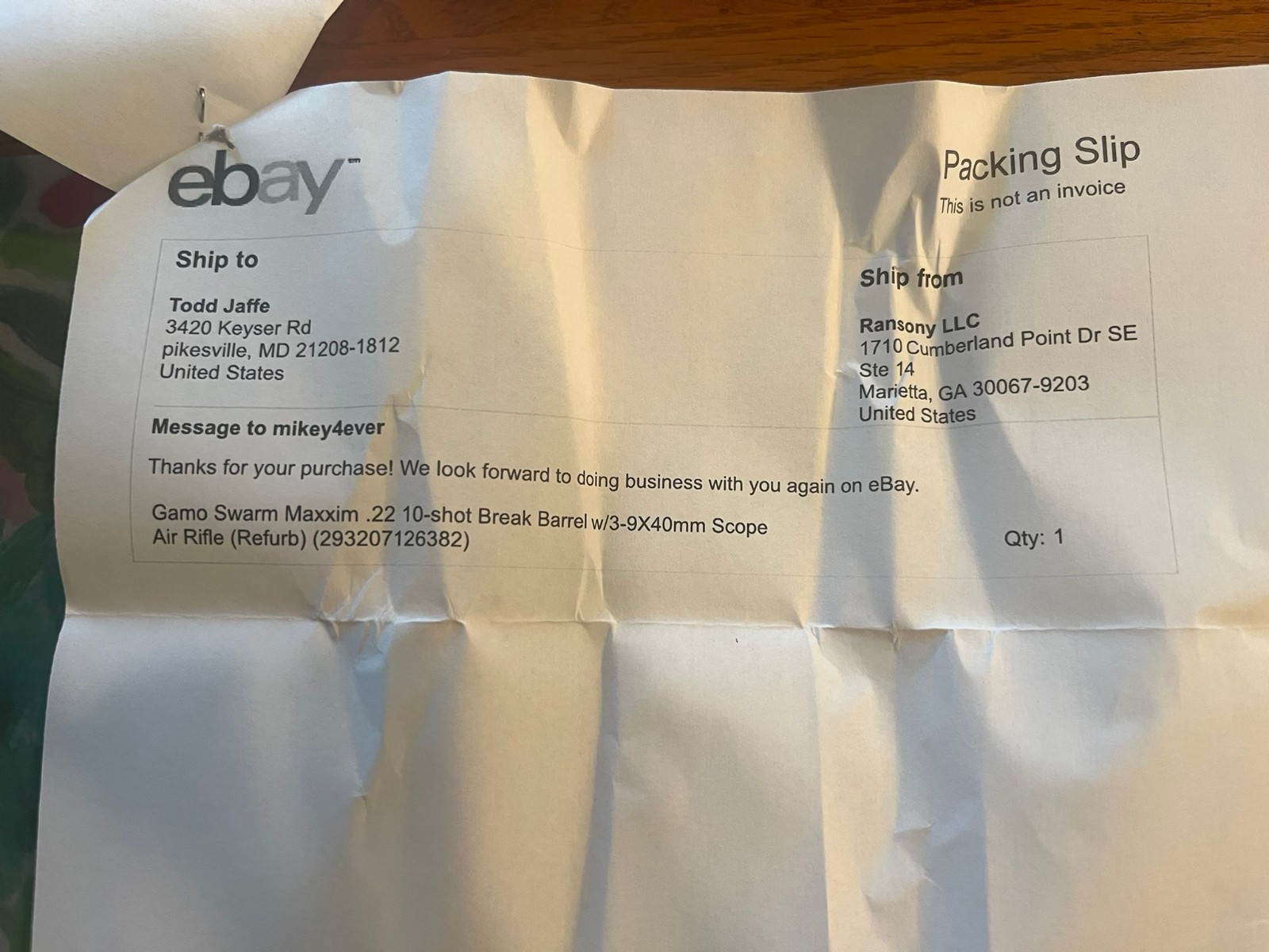 Gamo Swarm Maxxim .22 10-shot Break barrel w 3-9-40mm Scope Air Rifle