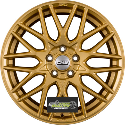CMS C25 complete gold gloss 8.5x20 ET30 - LK5/112 ML66.5 Felge Alu