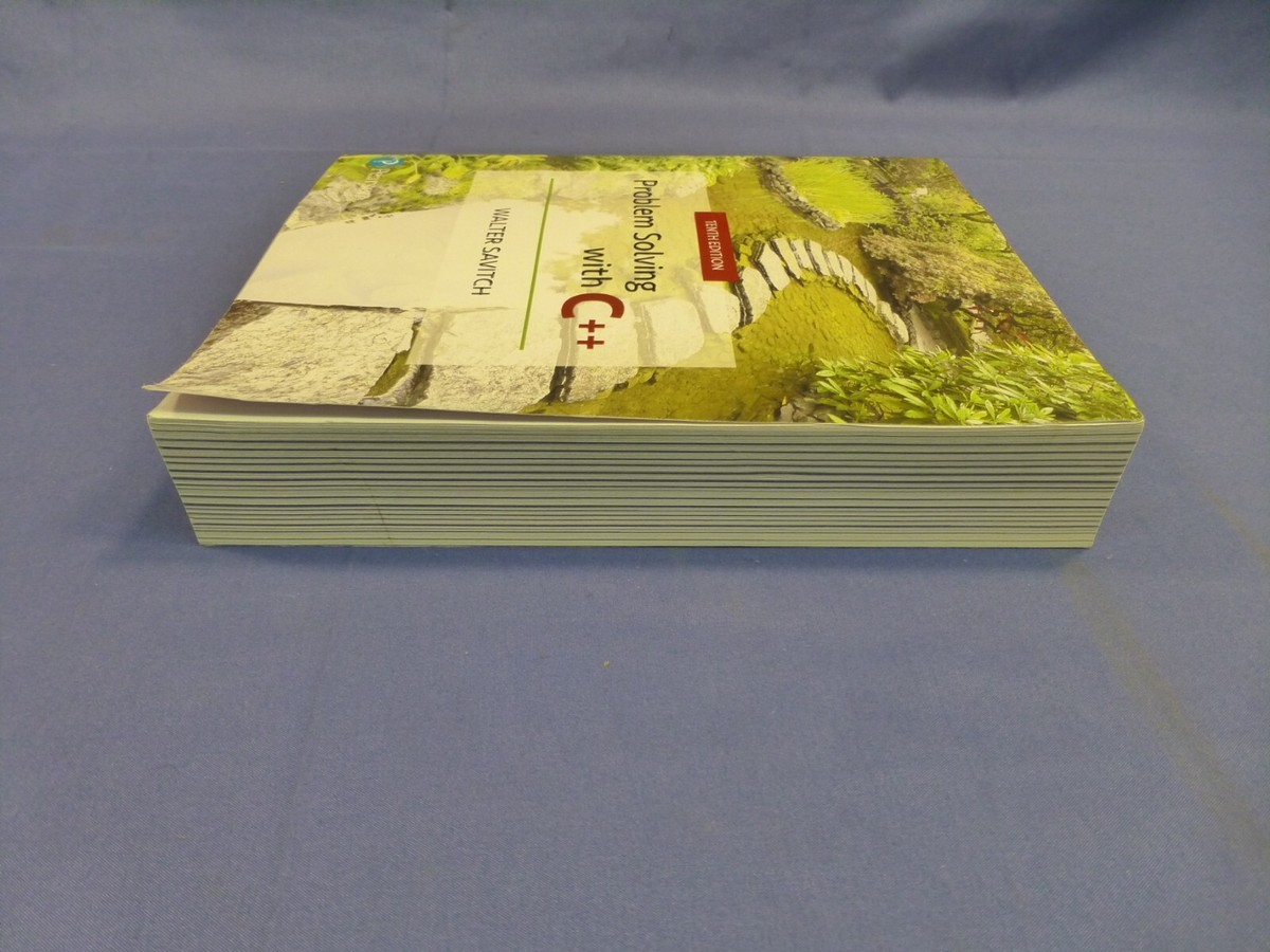 Problem Solving with C++ by Walter Savitch Tenth Edition