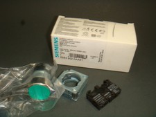 NEW, LOT OF 2, SIEMENS PUSHBUTTON, 3SB3-602-0AA41, NEW IN FACTORY BOX