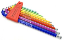 PB SWISS TOOLS 2212 LH-10.RB Sechskant Stiftschlüssel RAINBOW, mit Kuglekopf NEU