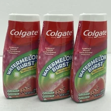 3 Colgate Anticavity Kids Toothpaste Fluoride for Ages 2+ Watermelon Burst (3Pk)