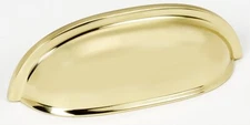 Alno A1262-PB 3" Cup Pull Polished Brass