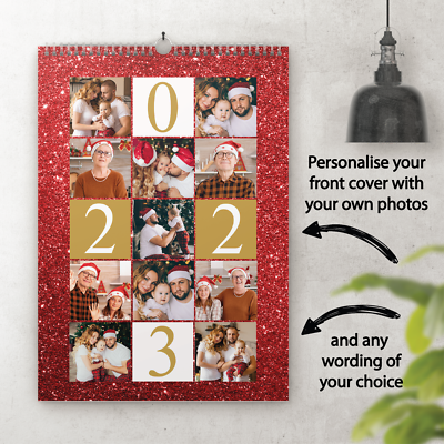 Personalised 2026 Desk Calendar | Custom Name Office Organiser