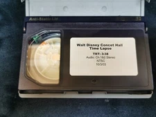 Betacam SP Walt Disney Concert Hall Time Lapse Footage 3:38 Broadcast Untested