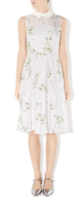 hobbs silk blossom dress Hobbs Limited Edition Blossom Silk Dress 12 Beaded Collar QueenVictoria  inspired