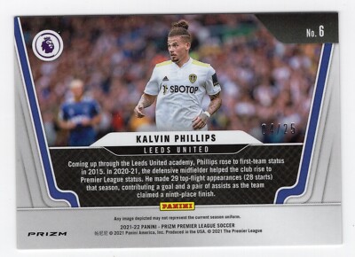 2021-22 Panini Premier League Prizm Soccer Kalvin Phillips