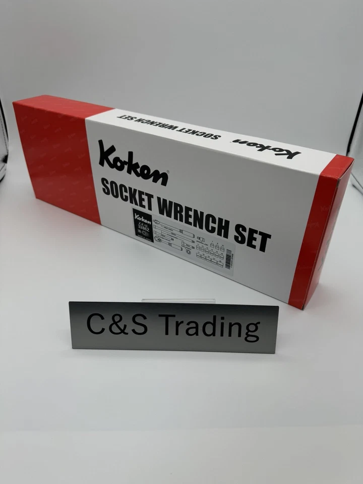 Koken 3286Z Z-EAL 3/8" (9.5mm) Socket Wrench Set of 21 Tools w/Case - Image 4 of 4